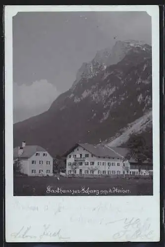 AK Ebbs, Gasthaus zur Schanz gegen den Kaiser