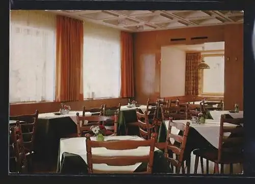 AK Hubmersberg, Das Hotel Lindenhof, Speisezimmer