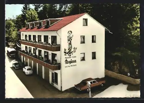 AK Obertrubach /Fränk. Schweiz, Gasthof-Pension-Café Regina, Inh. Familie Wolfarth