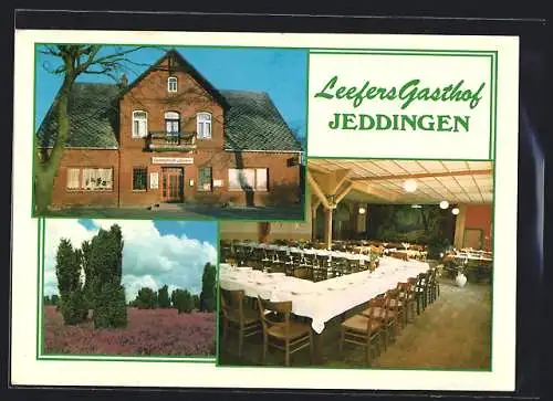 AK Jeddingen, Leefers Gasthof, mit Speisesaal