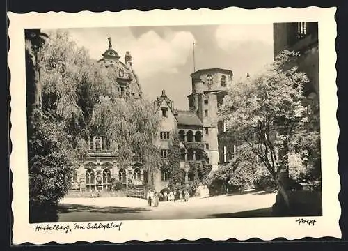 AK Heidelberg, Partie im Schlosshof