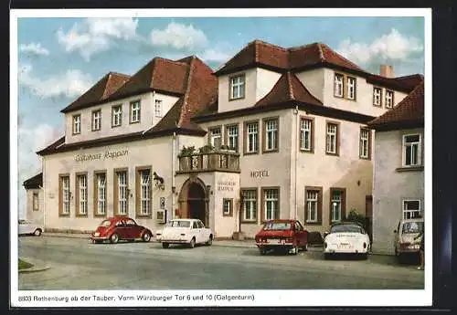 AK Rothenburg a. Tauber, Hotel-Gasthaus Rappen