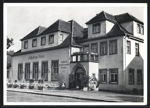 AK Rothenburg ob der Tauber, Hotel Rothenburger Hospiz