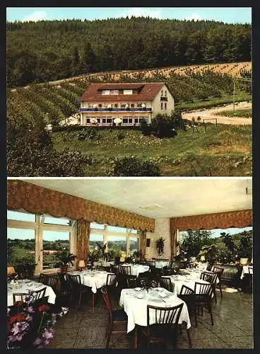 AK Leimen bei Heidelberg, Hotel-Restaurant Lingentalerhof von manfred Weber-Stahl