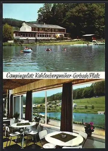 AK Gerbach /Pfalz, Gasthaus Kahlenbergweiher von R. Dietz