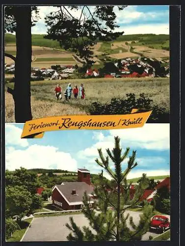 AK Knüllwald-Rengshausen, Ortspanorama, Ortsansicht