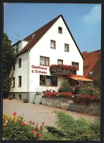 AK Lohr / Rothenburg, Gasthaus zum Ochsen, Bockenfelder Strasse 7