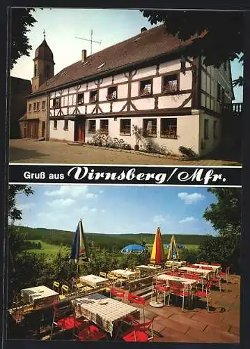 AK Virnsberg /Mfr., Gasthof zum Kreuz von Familie Scheidel