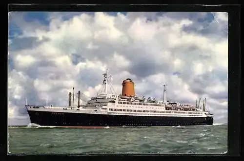 AK Passagierschiff Bremen, Vierschrauben-Turbinenschnellboot, Flaggschiff des Norddeutschen Lloyd, Bremen
