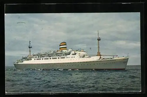 AK Passagierschiff S. S. Maasdam in ruhiger See