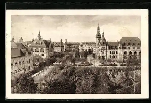 AK Reichenberg / Liberec, Blick auf die Radetzkystrasse