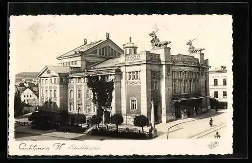 AK Gablonz a. N., Stadttheater