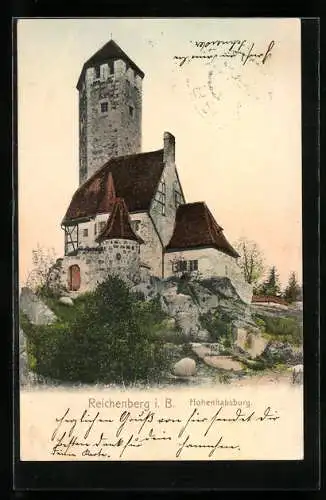 AK Reichenberg / Liberec, Rozhledna Hohenhabsburg