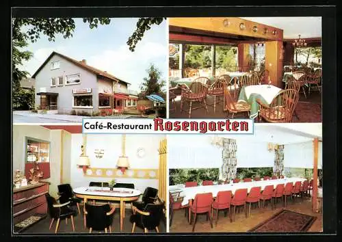 AK Gütersloh, Café-Restaurant Rosengarten, Yorckstrasse 11