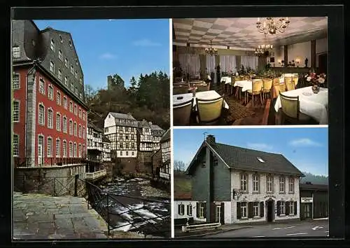 AK Monschau, Café-Restaurant und Hotel Haus Flora, Laufenstrasse 134