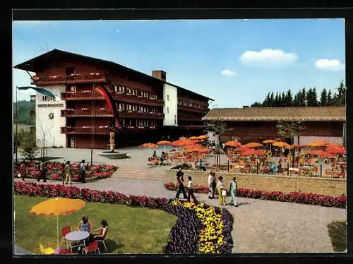 AK Tittling, Ferienhotel Dreiburgensee mit Terrasse und Garten