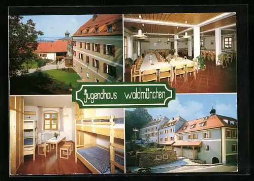 AK Waldmünchen /Bayer. Wald, Hotel-Pension Kath. Sozialinstitut für Jugendbildung e. V., Schlosshof 1
