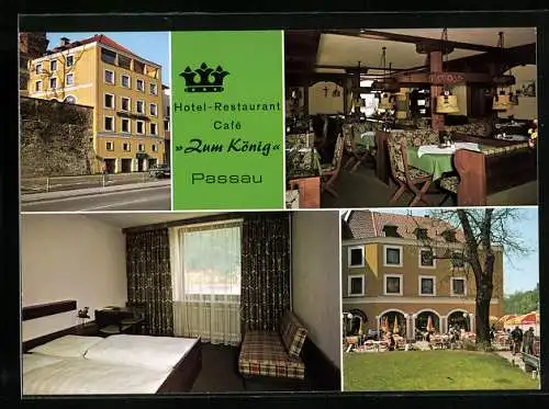 AK Passau, Hotel-Restaurant und Café zum König von der Kralj oHG, Rindermarkt 2