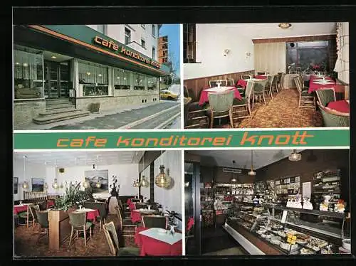 AK Bergneustadt, Café-Konditorei Knott, Kölner Strasse 295