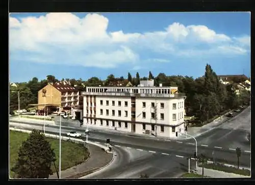 AK Bad Aachen, Hotel Buschhausen-Motel