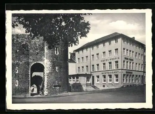 AK Bad Aachen, Hotel Hospiz Marschiertor, Wallstr. 1