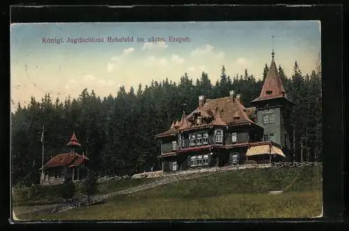 AK Rehefeld, Das königl. Jagdschloss Rehefeld