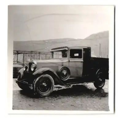 5 Fotografien Lastwagen Adler, LKW-Pritsche