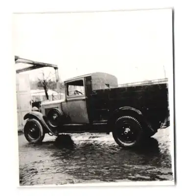 5 Fotografien Lastwagen Adler, LKW-Pritsche