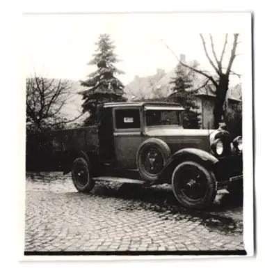 5 Fotografien Lastwagen Adler, LKW-Pritsche