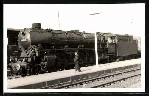 Fotografie Deutsche Bahn, Dampflok, Tender-Lokomotive Nr. 01 1081