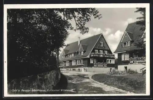 AK Wüstenrot, Cafe und Pension Schöllmann