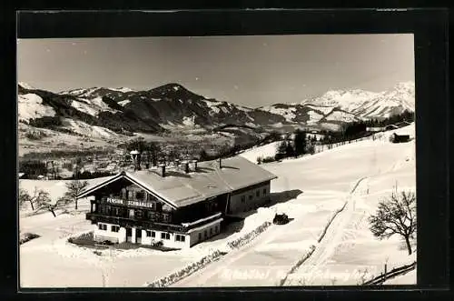 AK Kitzbühel, Pension Schwaigler im Schnee