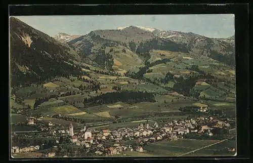 AK Kitzbühel, Ortspanorama gegen Osten