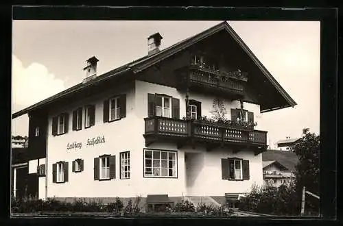 AK Kössen /Tirol, Blick auf das Gasthaus Kaiserblick