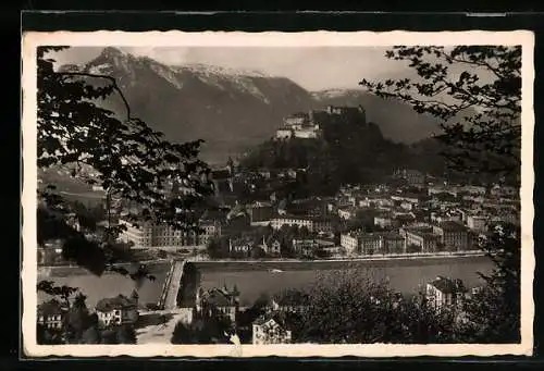 AK Salzburg, Blick vom Kapuzinerberg