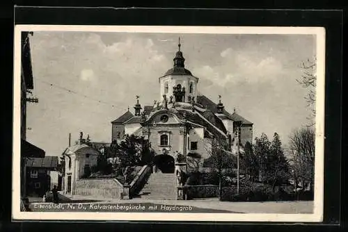 AK Eisenstadt /N. D., Kalvarienbergkirche mit Haydngrab