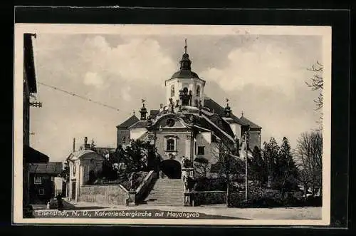 AK Eisenstadt /N. D., Kalvarienbergkirche mit Haydngrab