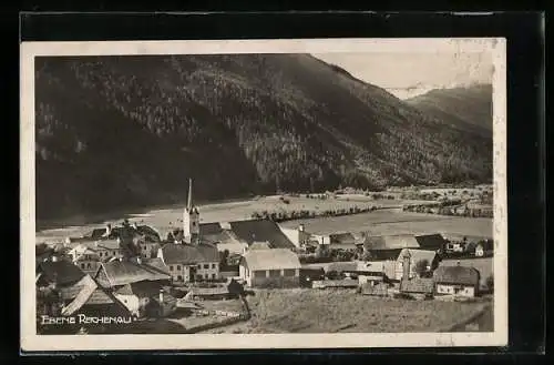 AK Ebene Reichenau, Ortsansicht mit Umgebung