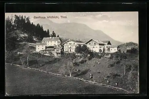 AK Wildbichl, Teilansicht mit Gasthaus