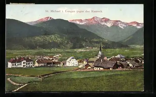 AK St. Michael i. Lungau, Totalansicht gegen das Kaareck