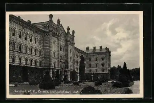 AK Eisenstadt, Kaserne des Kraftradschützen Batl. 2