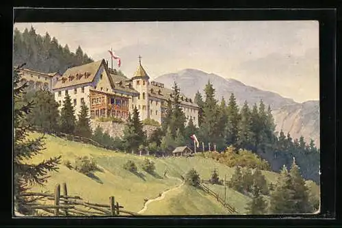 AK Obladis, Motiv der Kuranstalt