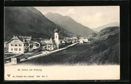 AK St. Anton am Arlberg, Teilansicht