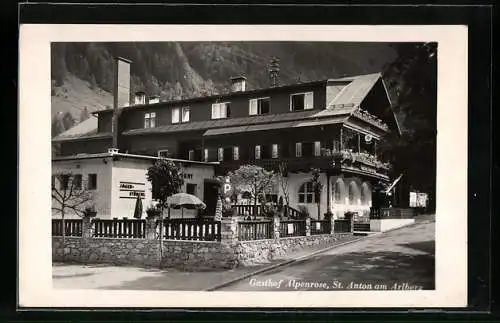AK St. Anton am Arlberg, Gasthof Alpenrose