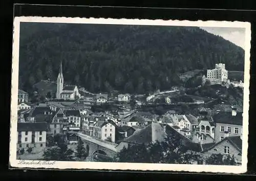 AK Landeck /Tirol, Ortsansicht mit Kirche