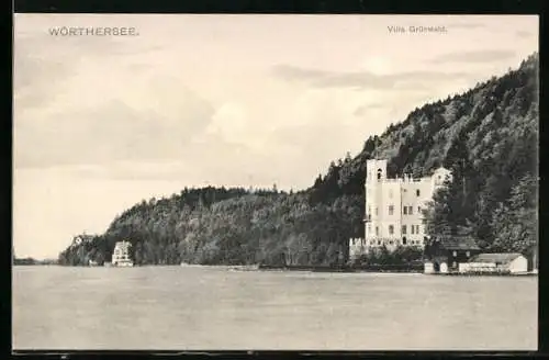 AK Maria Wörth /Wörthersee, Villa Grünwald