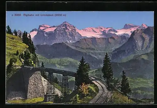 AK Rigibahn mit Urirotstock