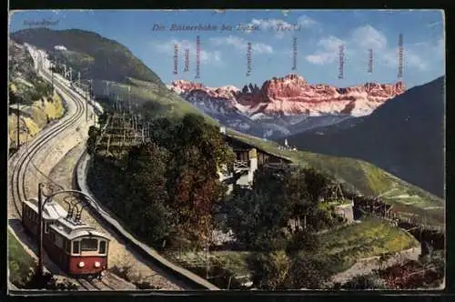 AK Bozen, Die Rittnerbahn - Bergbahn