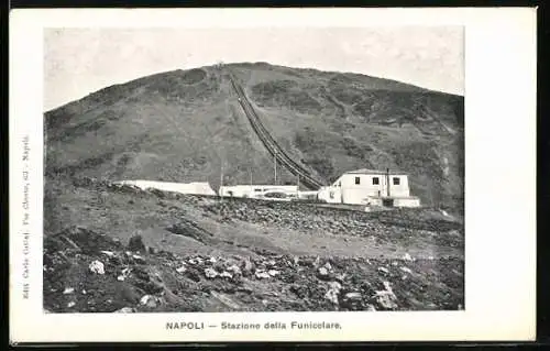 AK Napoli, Bahnhof der Bergbahn