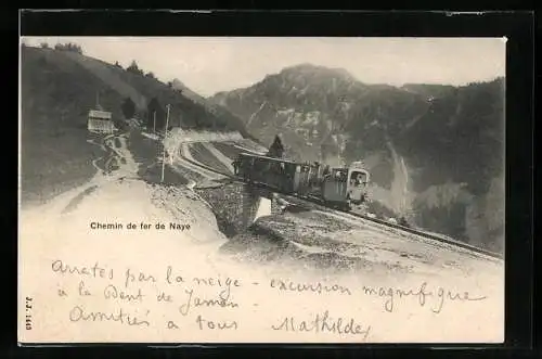 AK Naye, Chemin de fer, Bergbahn